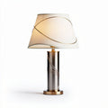 Tafellamp van staal en glas met gouden details 15 x 15 x 30cm